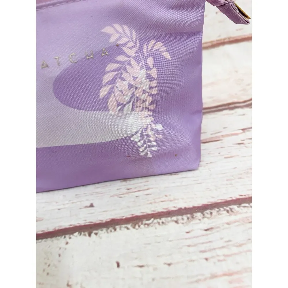 TATCHA Skincare Travel Ritual Set with Purple Pouch The Rice Wash Dewy Cream